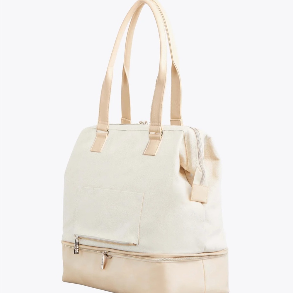 ❌SOLD❌ The Convertible Mini Weekender in Beige